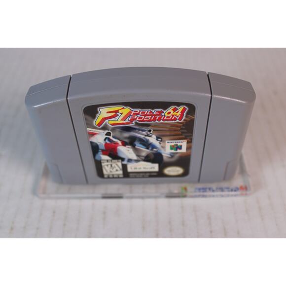 F1 Pole Position 64 N64 (Nintendo 64, 1997) Cartridge Only TESTED WORKING - Picture 2 of 8